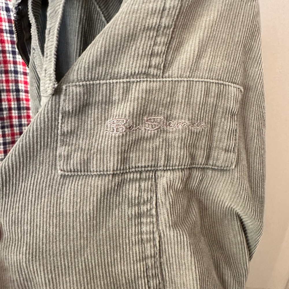 Ben Sherman corduroy bomber jacket. Motorcycle, Y2K, vintage - Picture 4 of 16